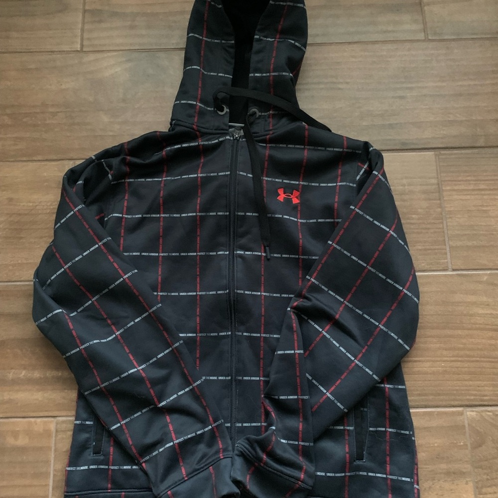 Under Armour Black and Red Performance Jacket